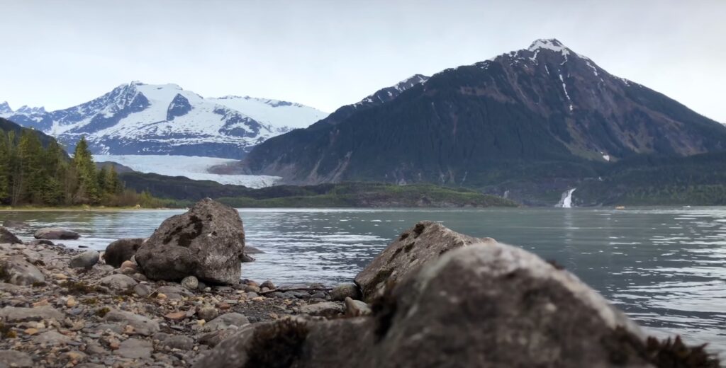 Mendenhall Lake in Alaska